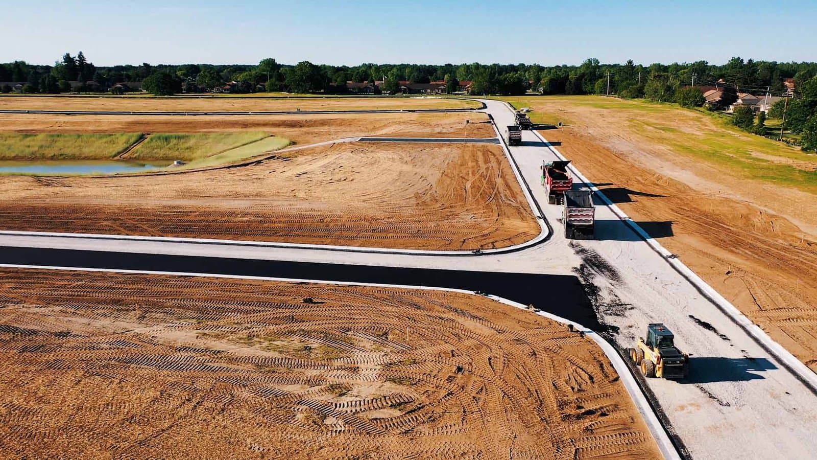 Paving work by Allied Construction