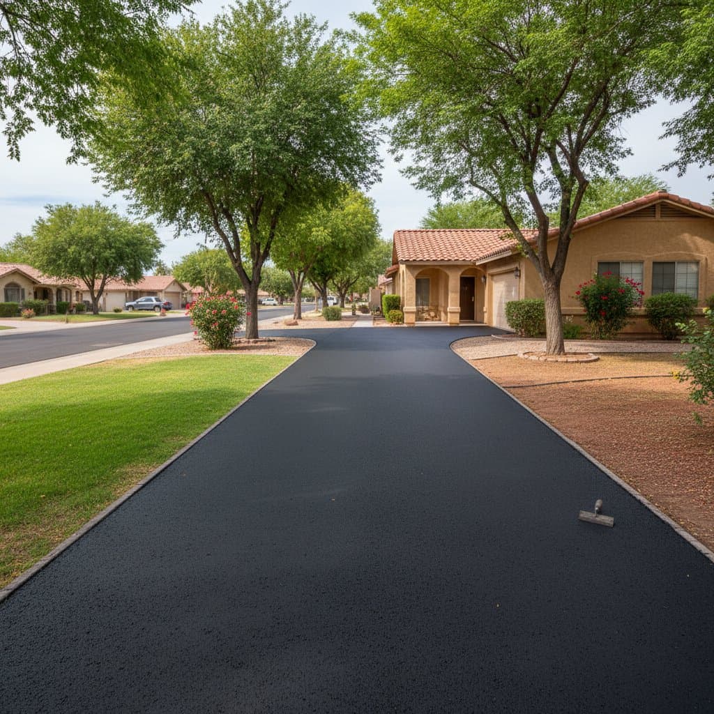 Paving work by Alpha Asphalt Tempe