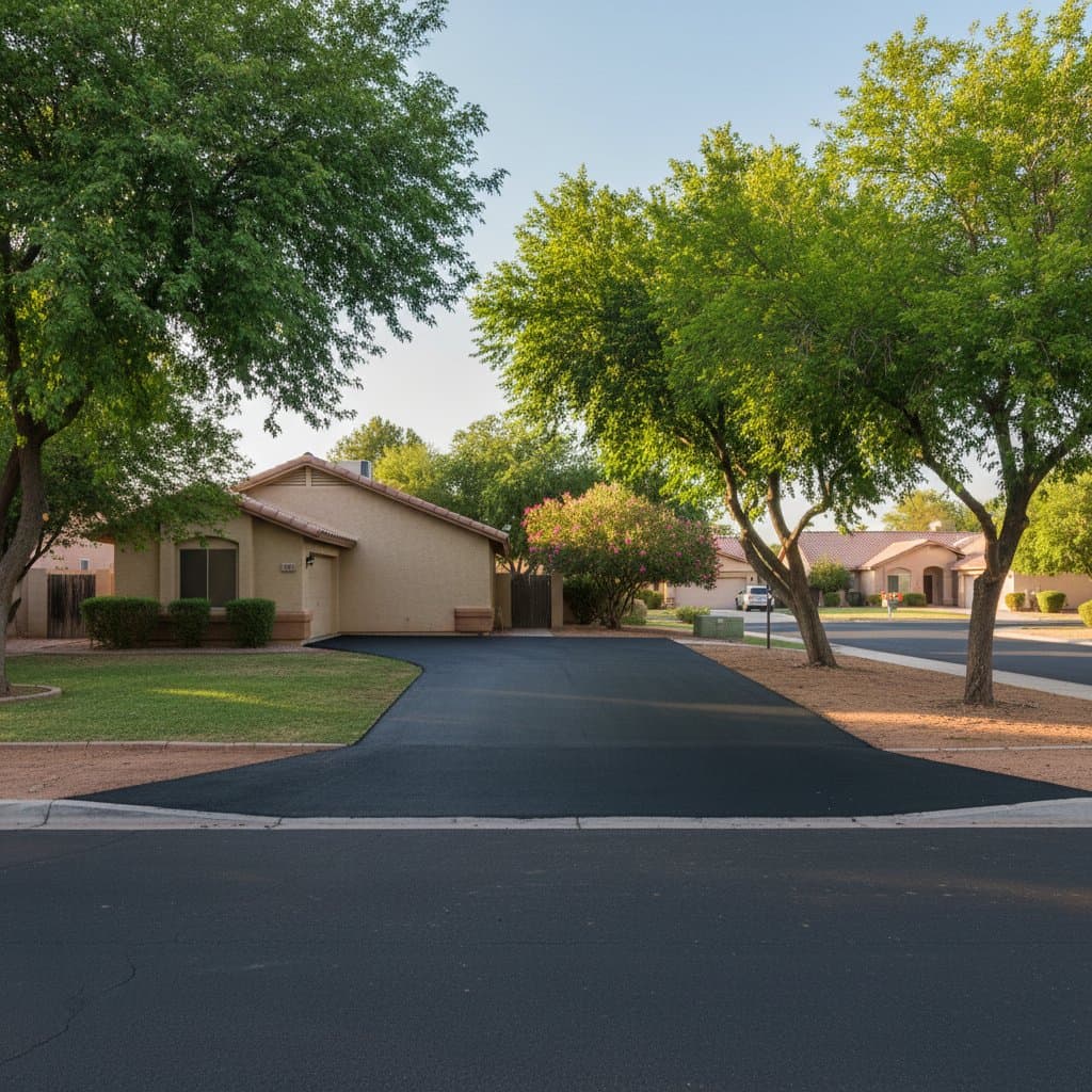 Paving work by Alpha Asphalt Tempe
