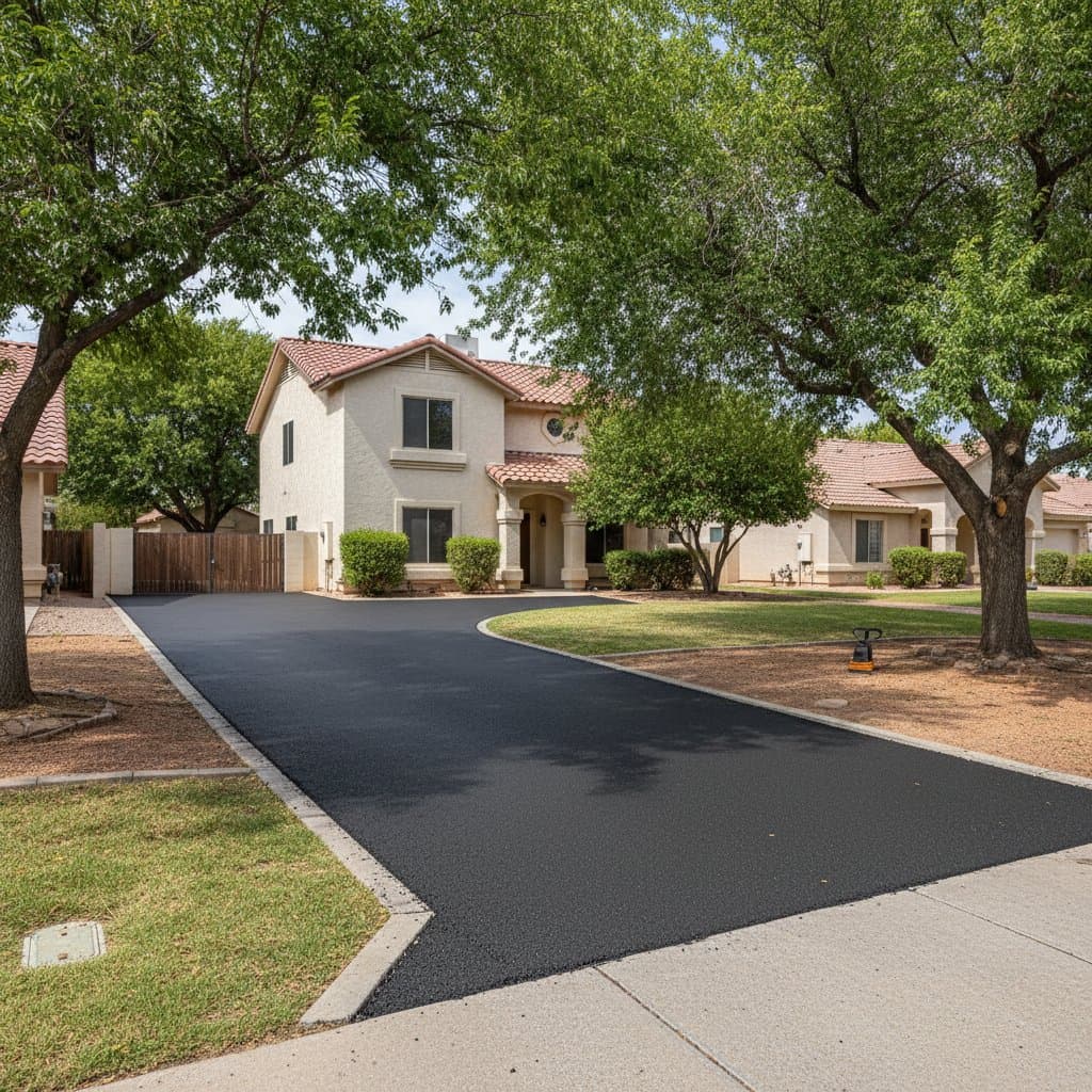 Paving work by Alpha Asphalt Tempe