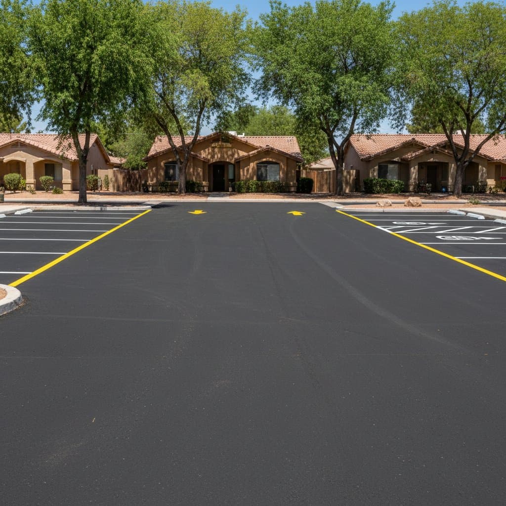 Paving work by Alpha Asphalt Tempe