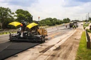Paving work by Alpha Paving Industries