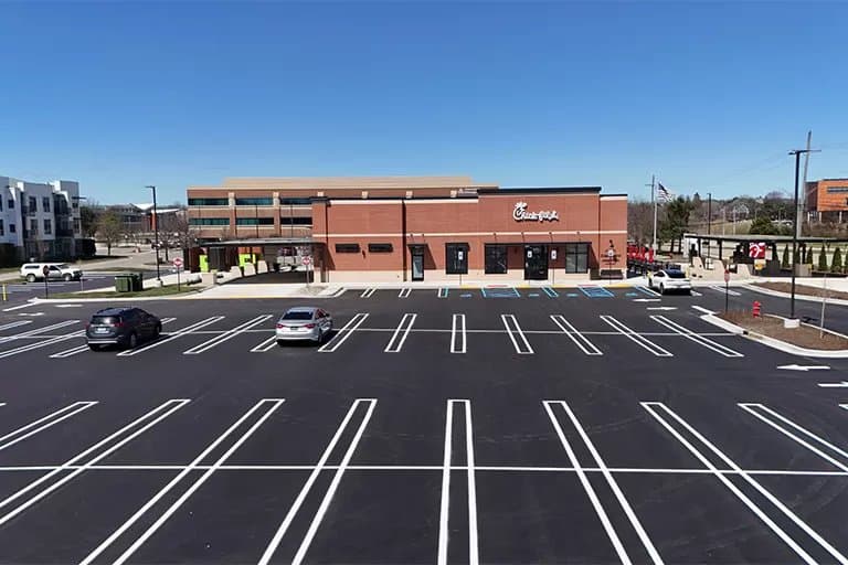 Paving work by Al's Asphalt Paving Inc