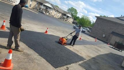 Paving work by American Asphalt Co Inc