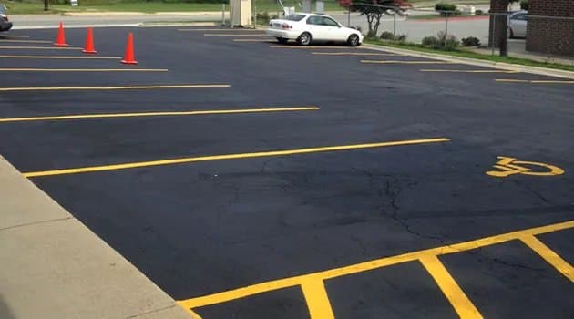 Paving work by American Asphalt