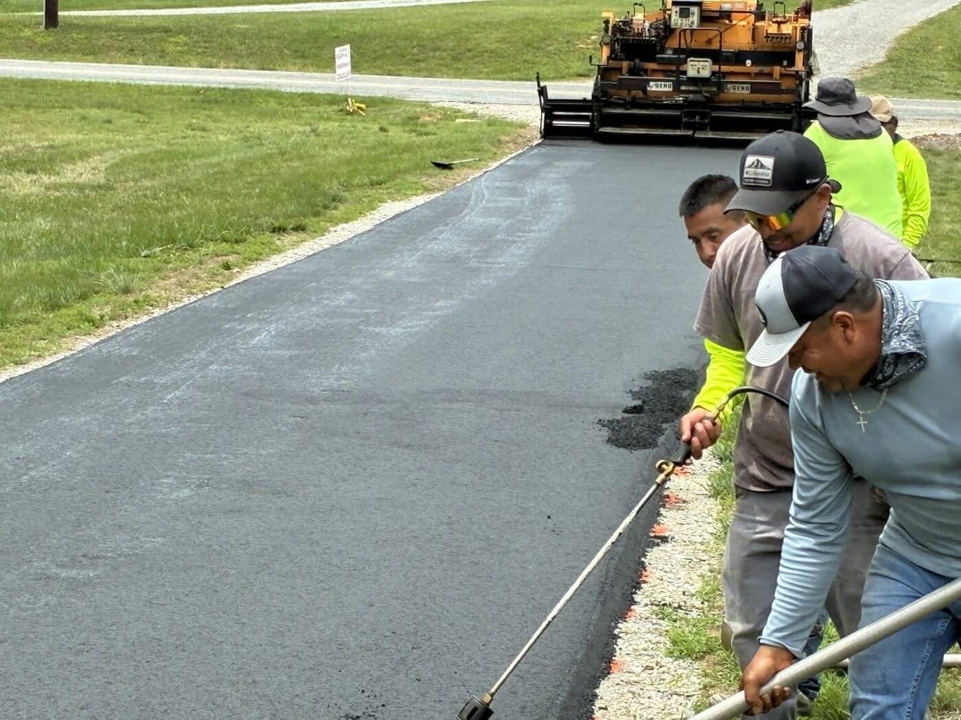 Paving work by American Asphalt