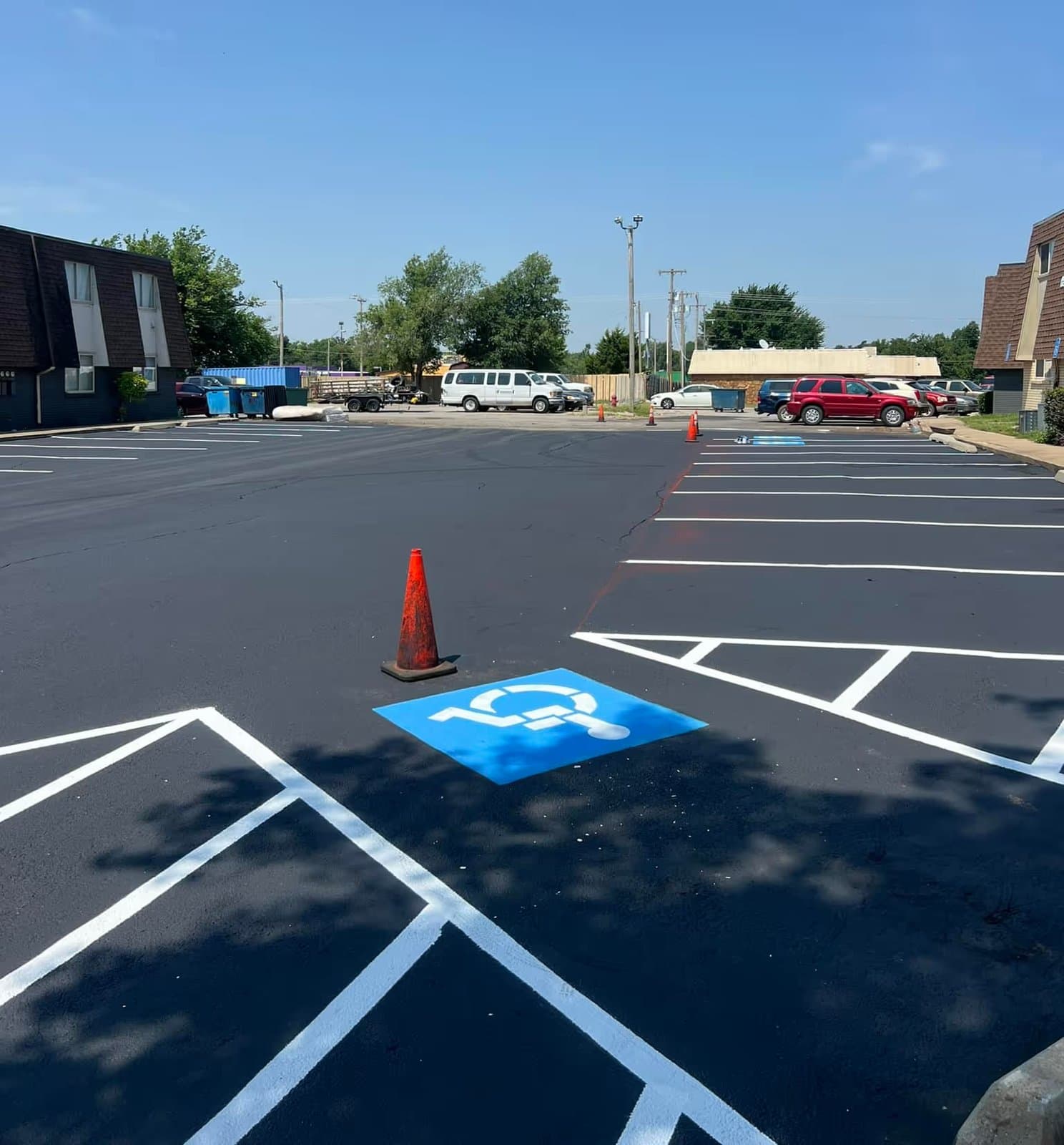 Paving work by American Asphalt & Site Development