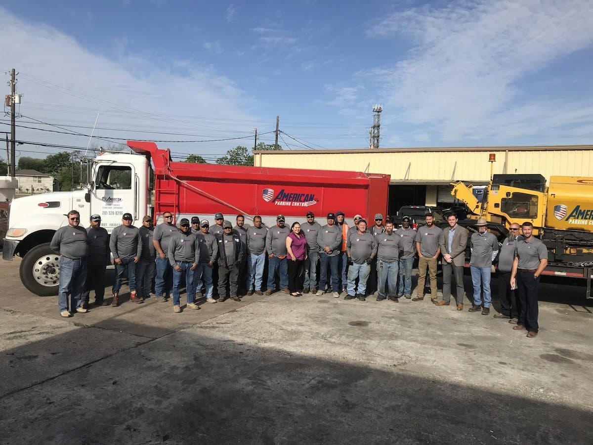 Paving work by American Paving