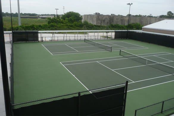 Paving work by American Sports Courts/American Sports and Concrete
