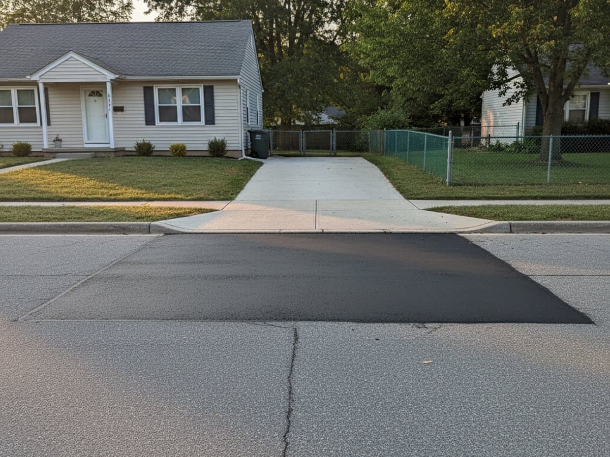 Paving work by Apex Asphalt Co