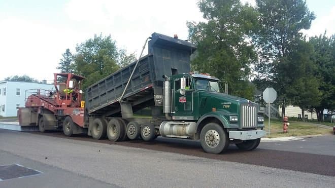 Paving work by Asphalt Surface Technologies Corporation