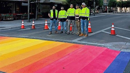 Paving work by AZ Curb Striping & Sealcoat Inc