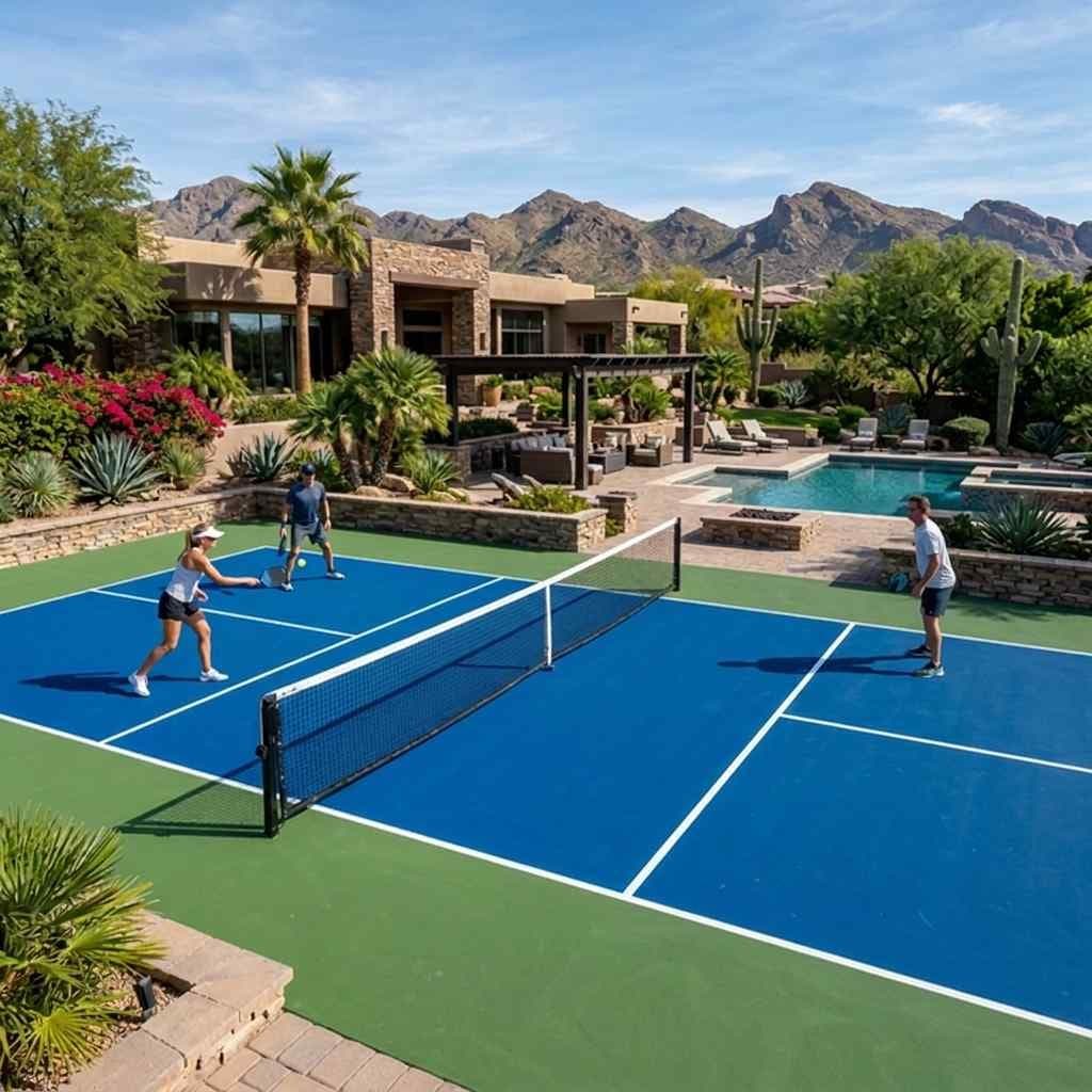 Paving work by AZ Pickle Courts