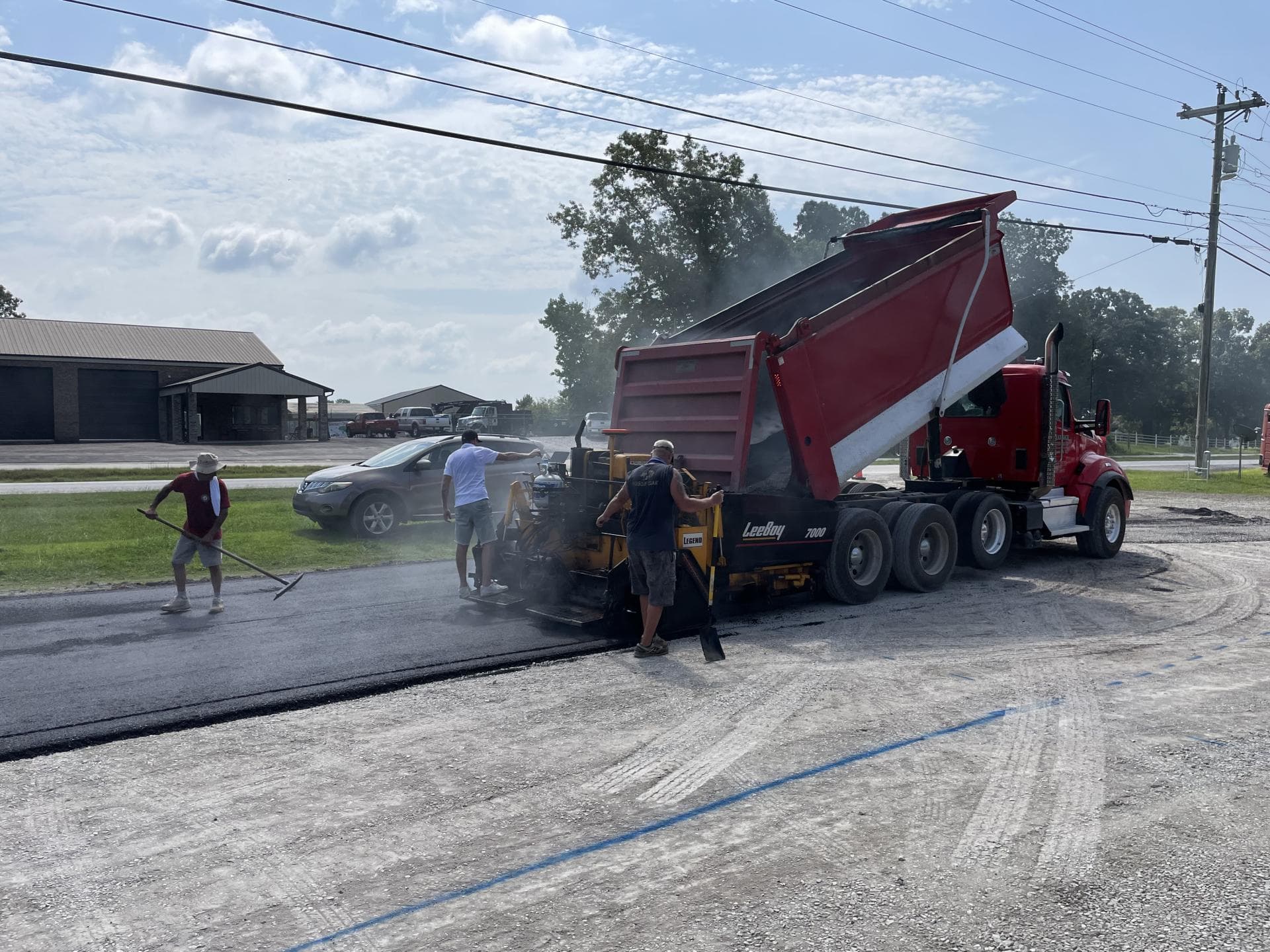Paving work by Richard Cooper Asphalt Paving, LLC.