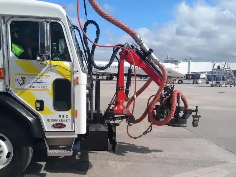 Paving work by Emerald Coast Striping