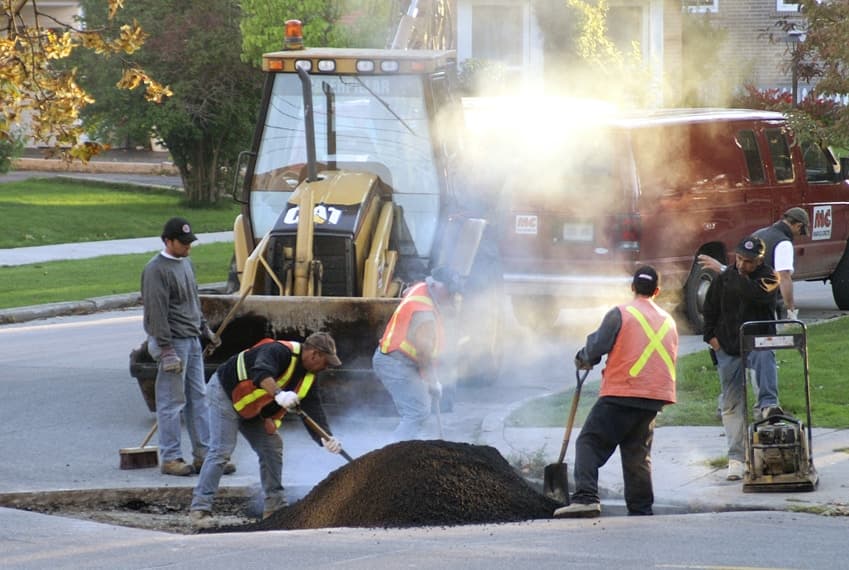 Paving work by Curry Contracting