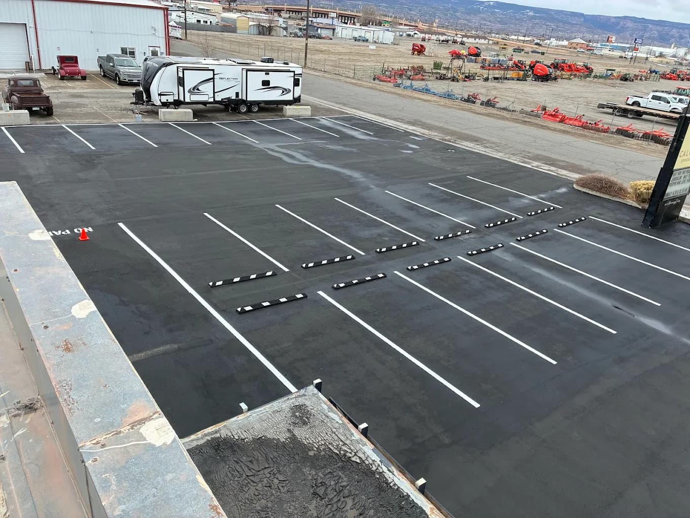 Paving work by D&M Paving CO