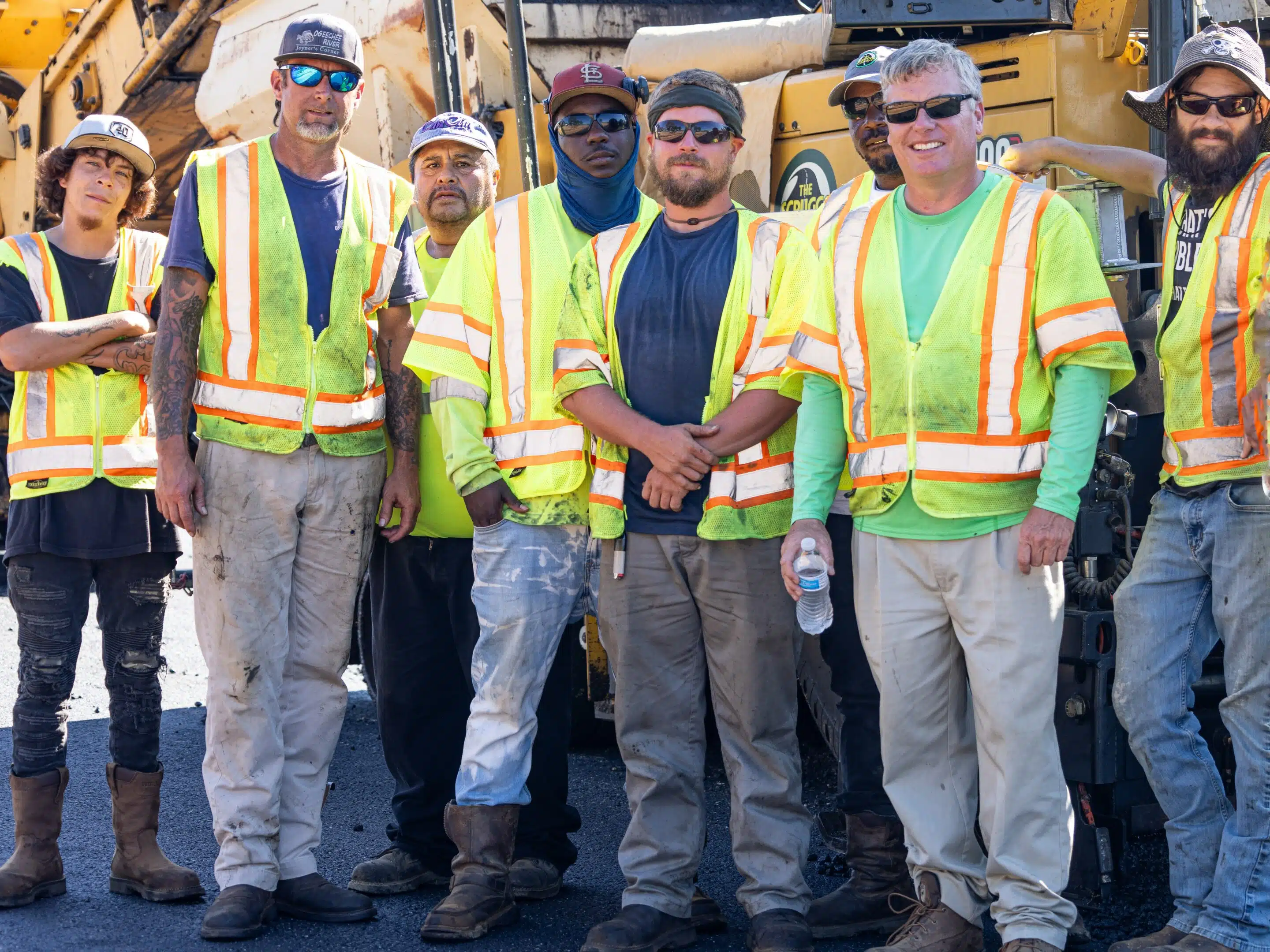 Paving work by Scruggs Co