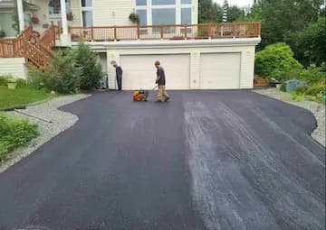 Paving work by 1 800 Asphalt