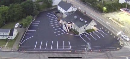 Paving work by M & M Paving and Landscaping Inc