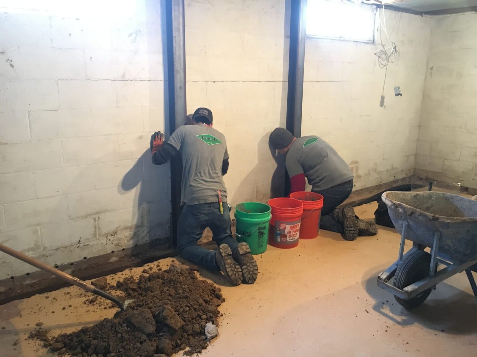 Paving work by Behncke Construction Inc.