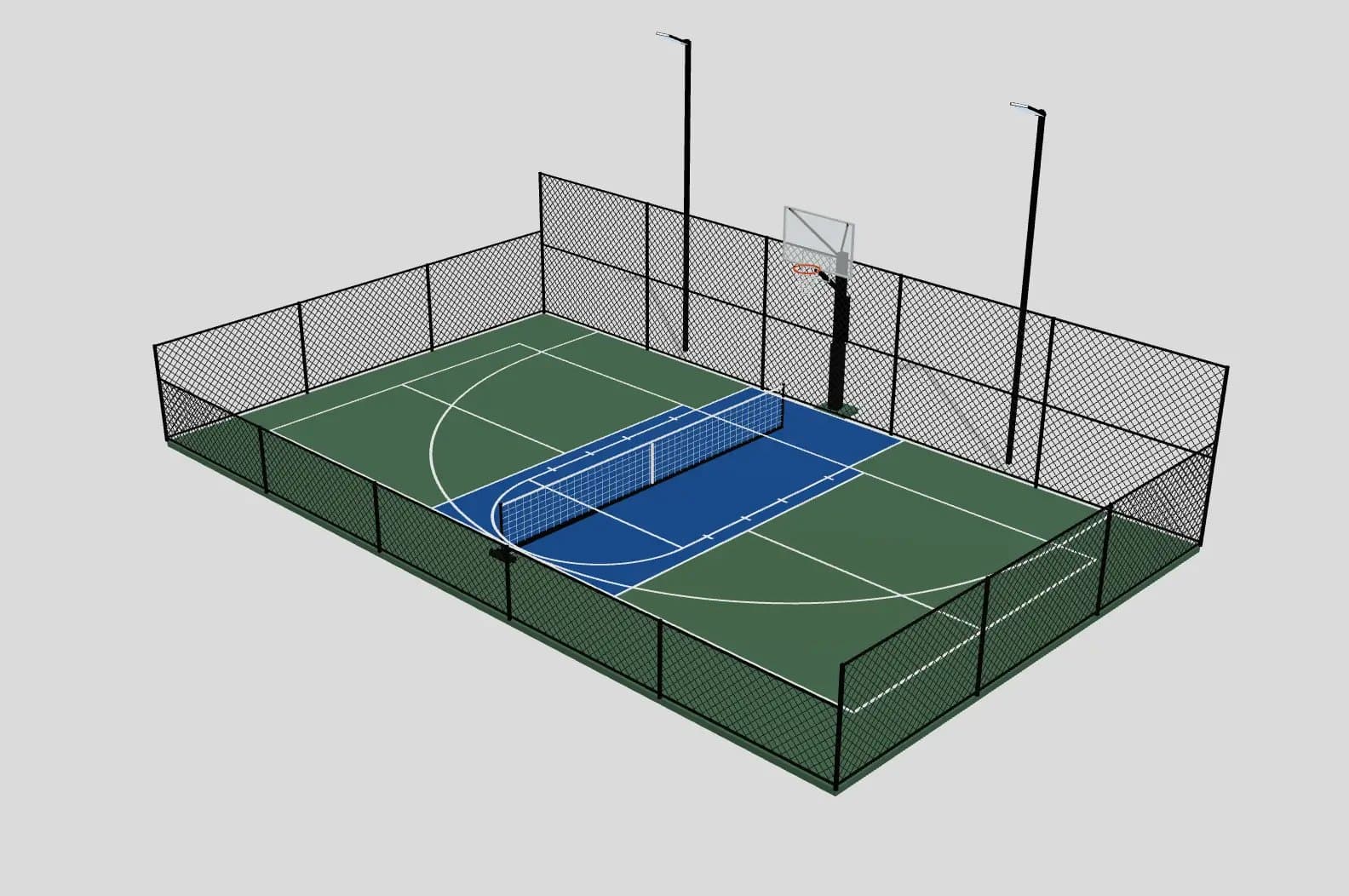 Paving work by Build My Courts - Pickleball, Basketball and Tennis Court Builders
