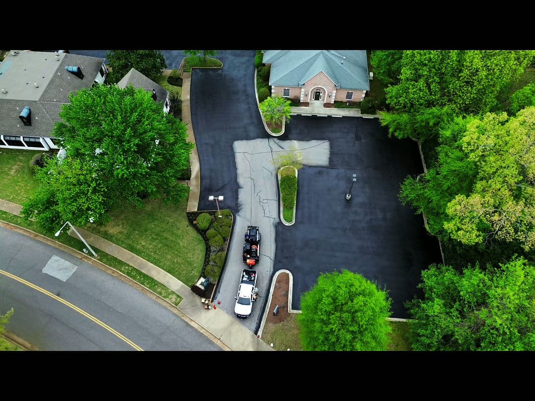 Paving work by Precision Asphalt & Sealcoating