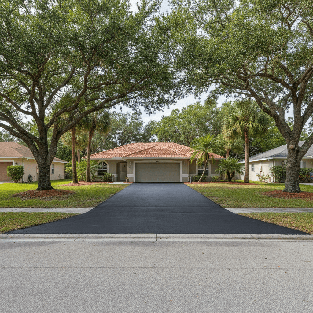 Paving work by Allied asphalt contractor