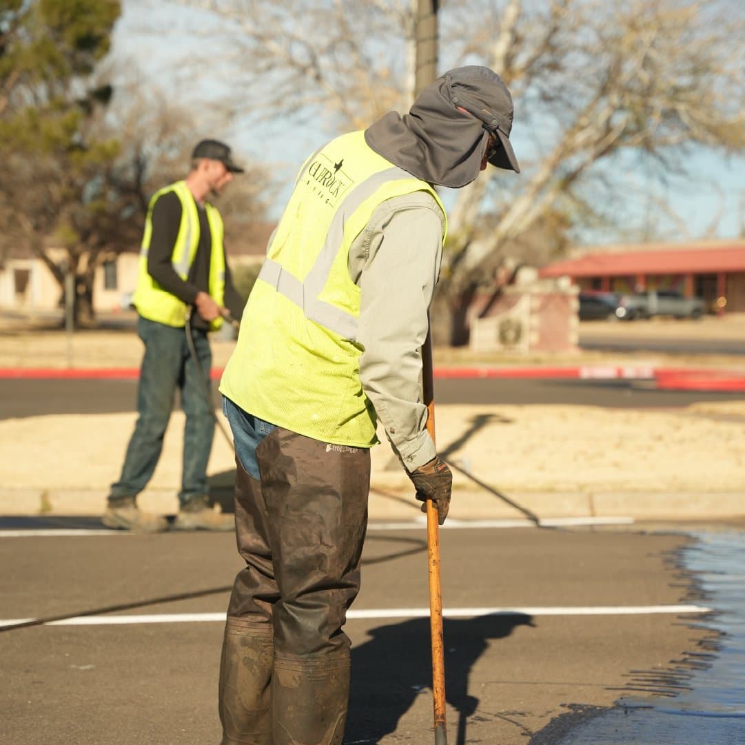Paving work by Caprock Paving