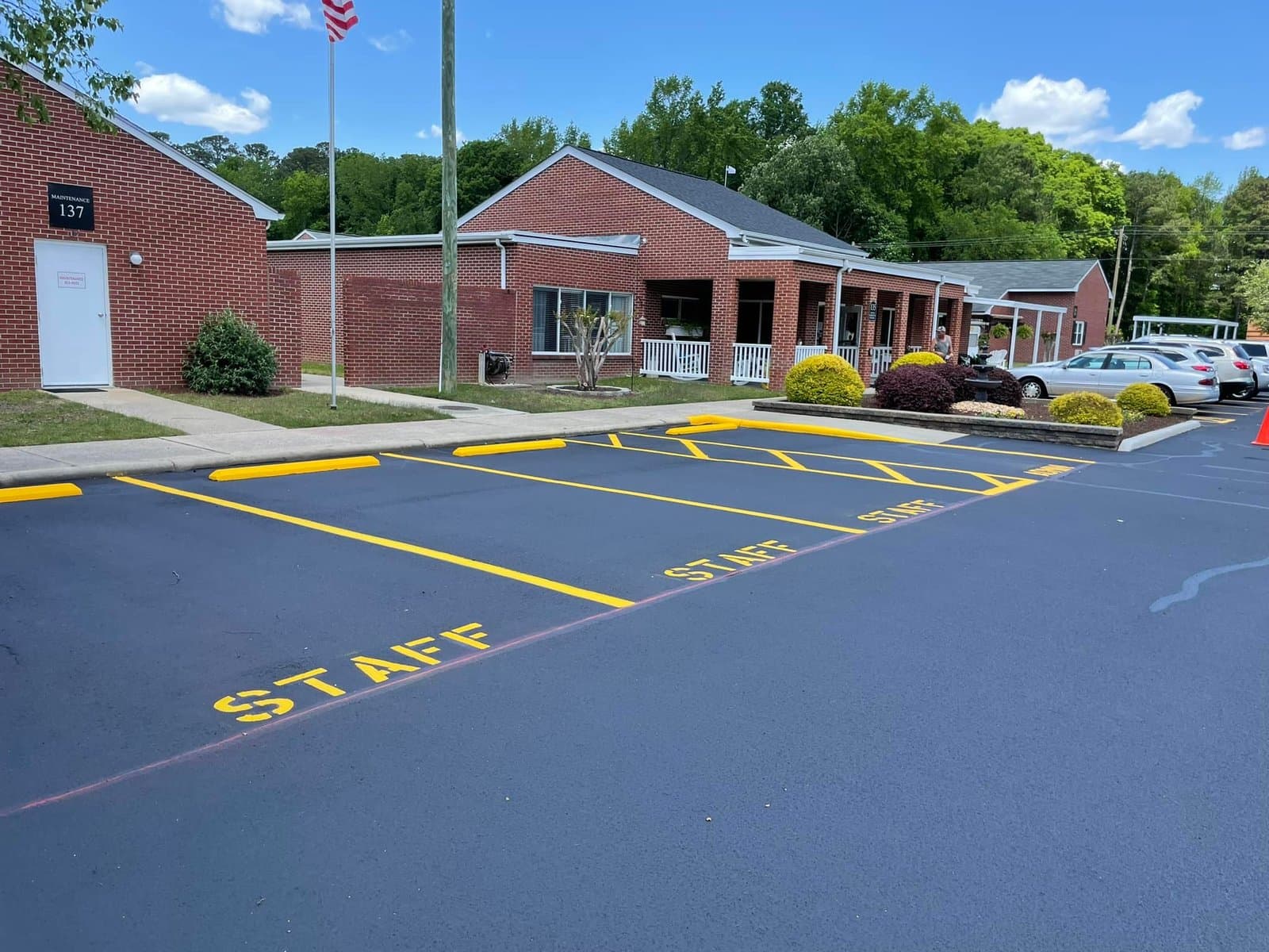 Paving work by Cavalier Sealcoating