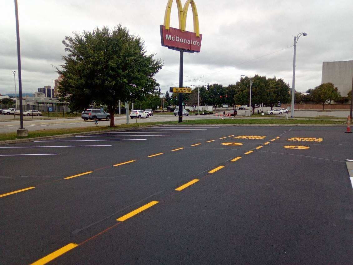Paving work by Cavalier Sealcoating