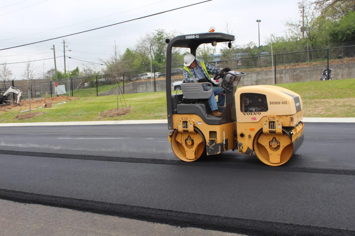 Paving work by Curry Contracting