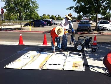 Paving work by Central Valley Asphalt