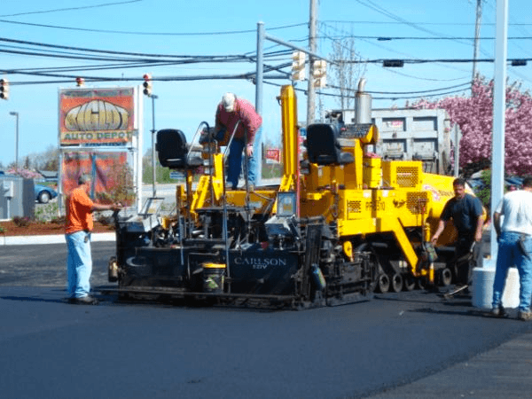 Paving work by Narragansett Improvement Co
