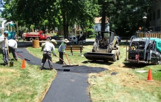 Paving work by Chamberlain Contractors