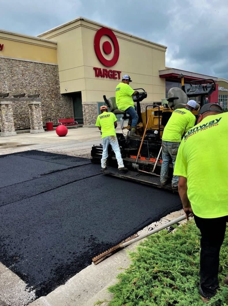 Paving work by Conway Asphalt Paving