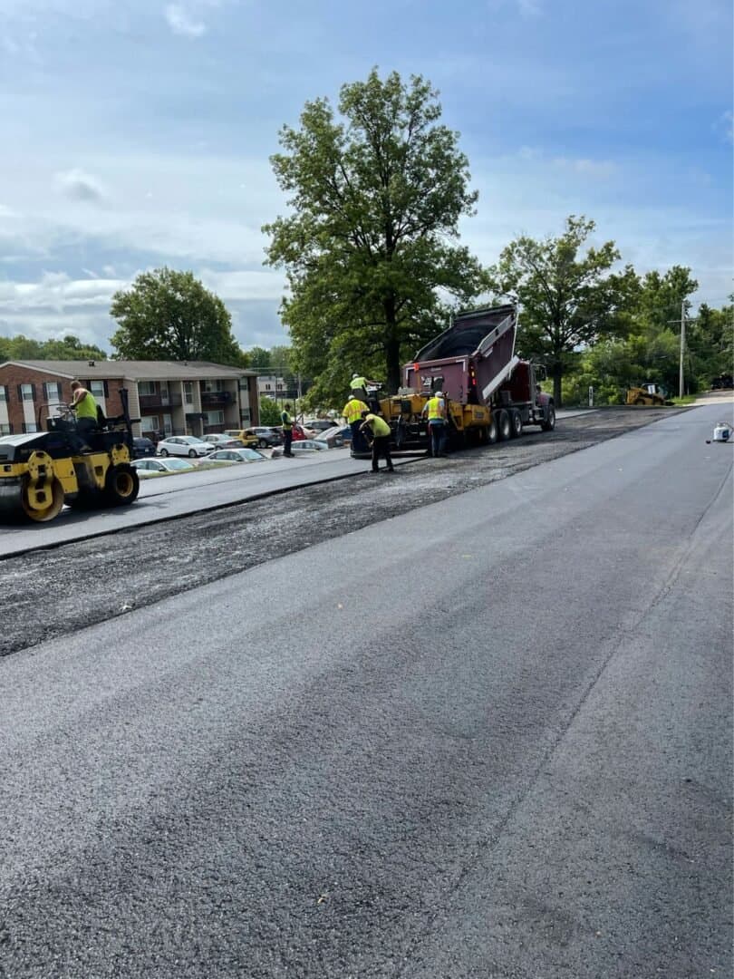 Paving work by Conway Asphalt Paving