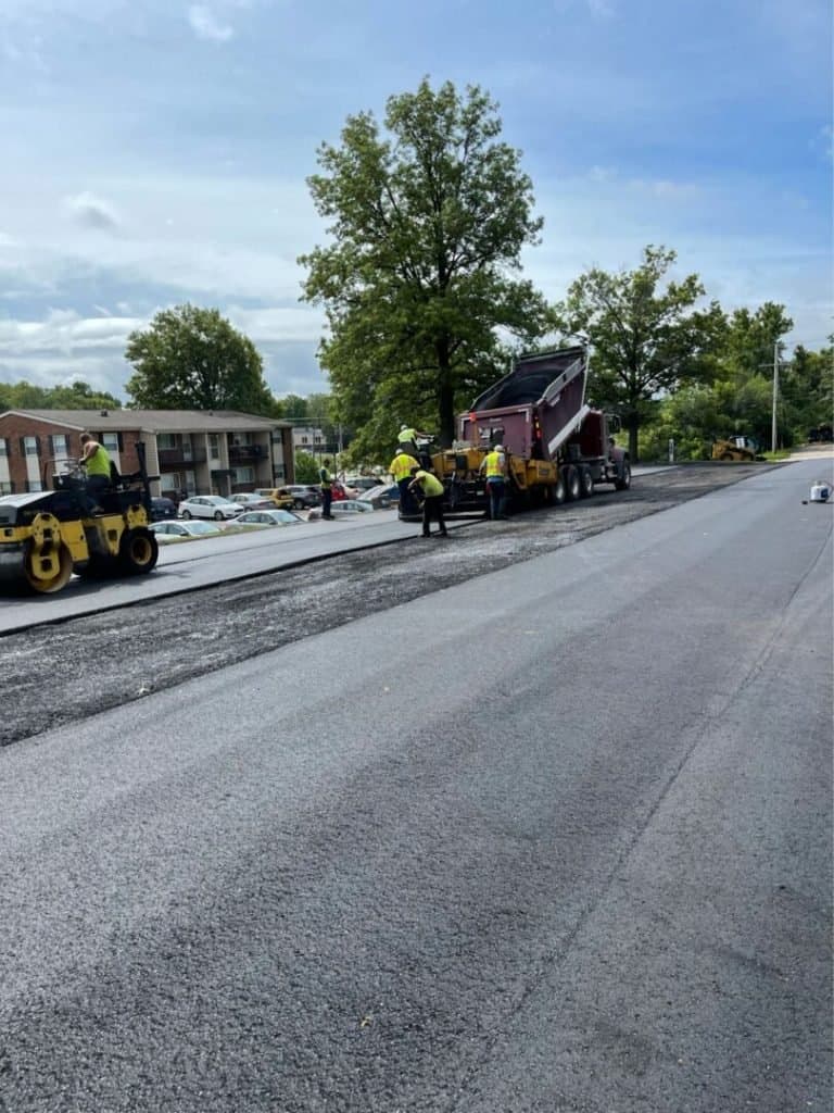 Paving work by Conway Asphalt Paving
