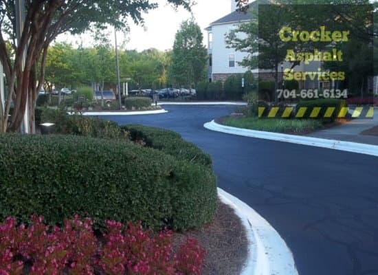 Paving work by Crocker Asphalt Services