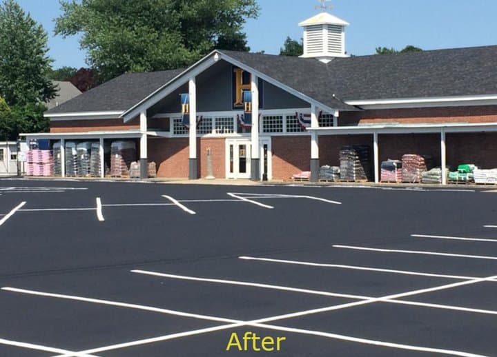 Paving work by Custom Sealcoating