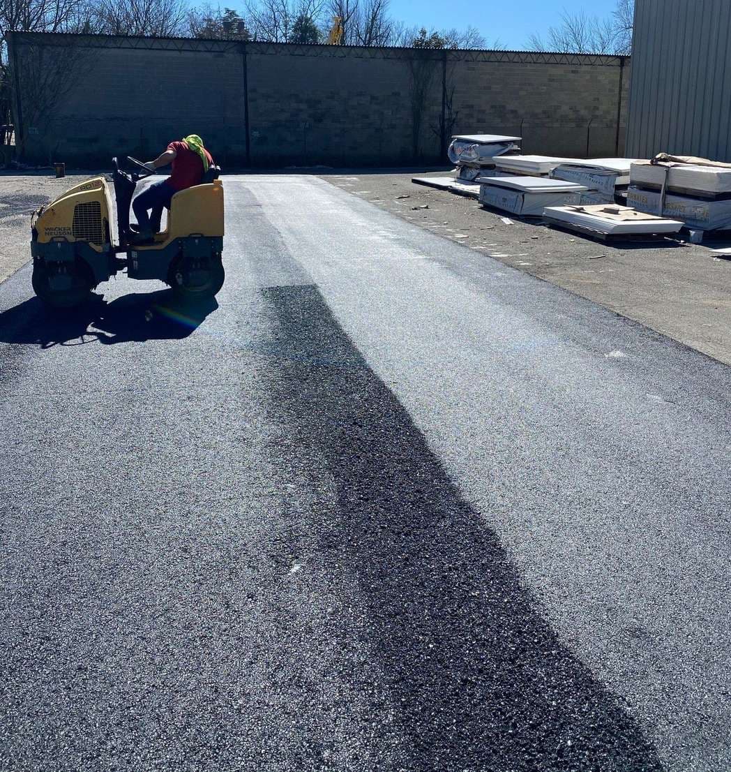 Paving work by Hot Mix Paving LLC