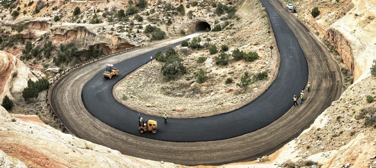 Paving work by United Companies, A CRH Company