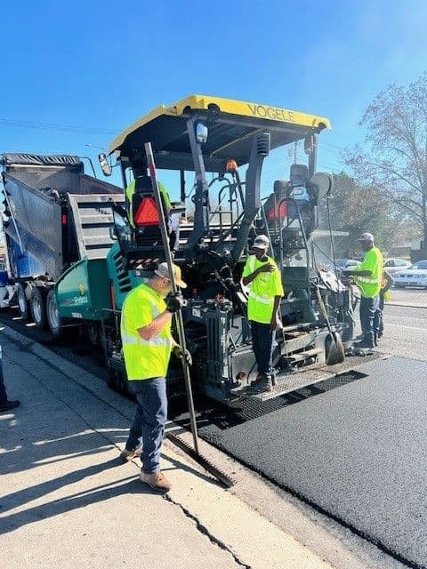 Paving work by Southeastern Sealcoating Inc