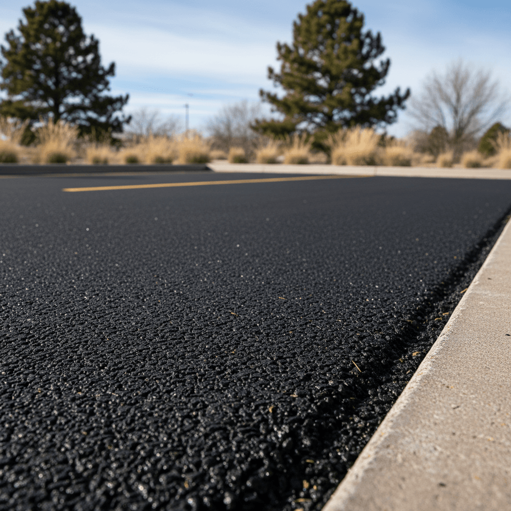 Paving work by Precision Asphalt Fort Collins