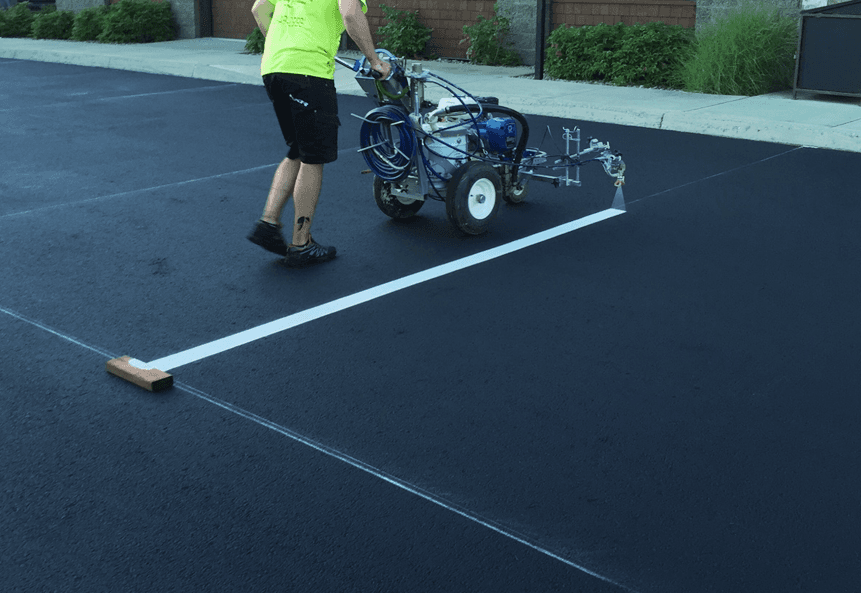 Paving work by Northwest Parking Lot Services