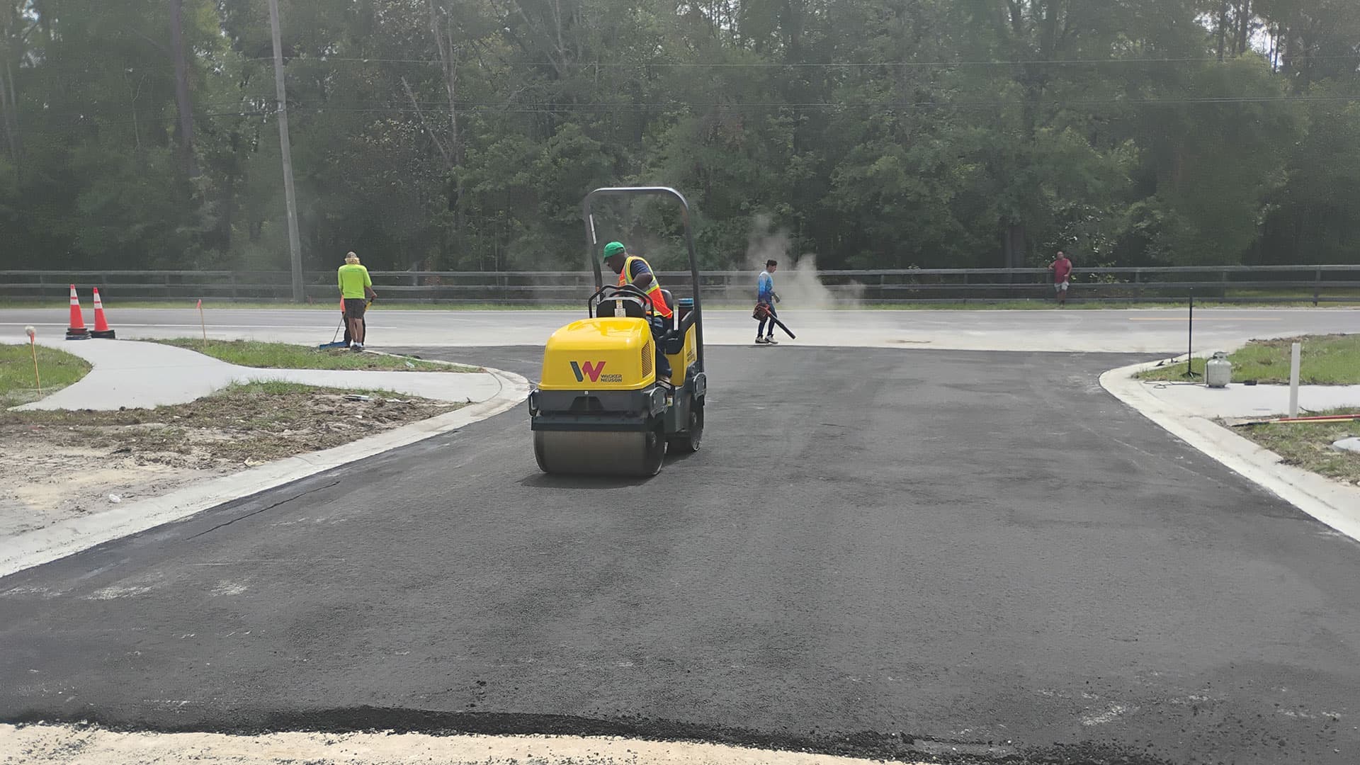 Paving work by M Kerrigan Paving and construction
