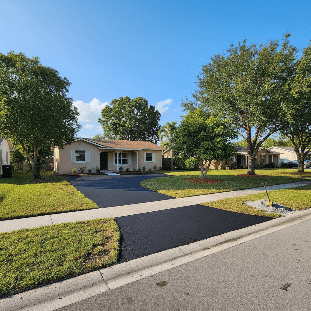 Paving work by Ace Asphalt Company