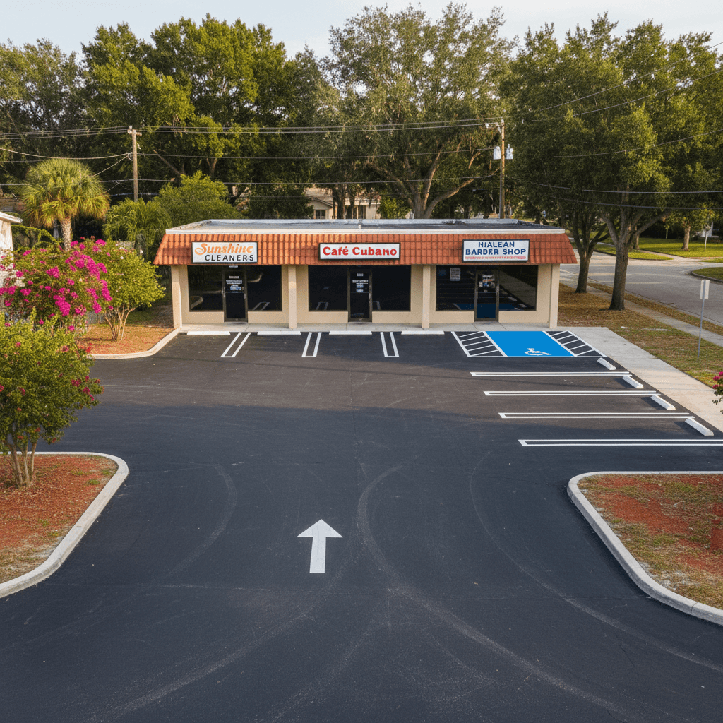 Paving work by Aim High Asphalt Company