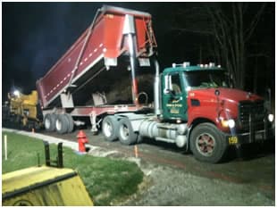 Paving work by Pawtucket Hot Mix Asphalt Inc.