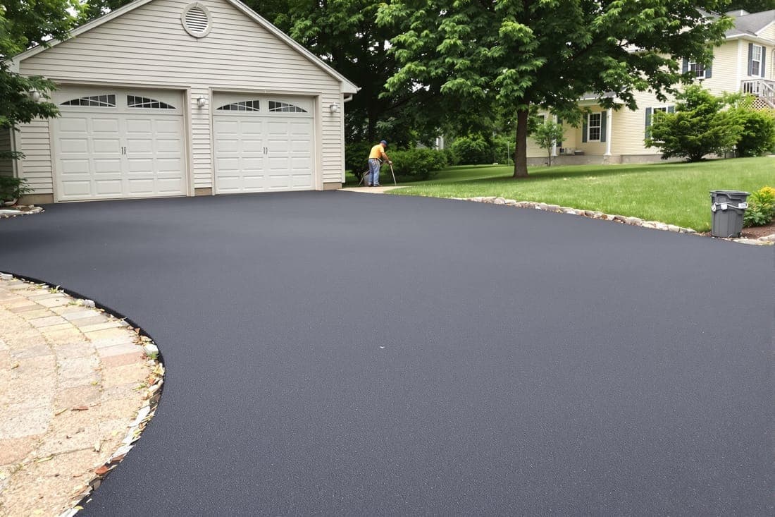 Paving work by Precision Asphalt